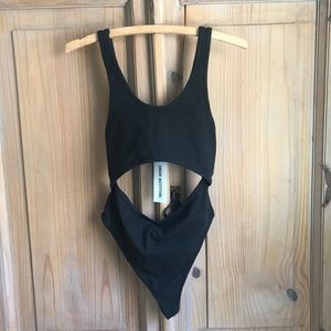 NWT Urban Outfitters Black Bodysuit